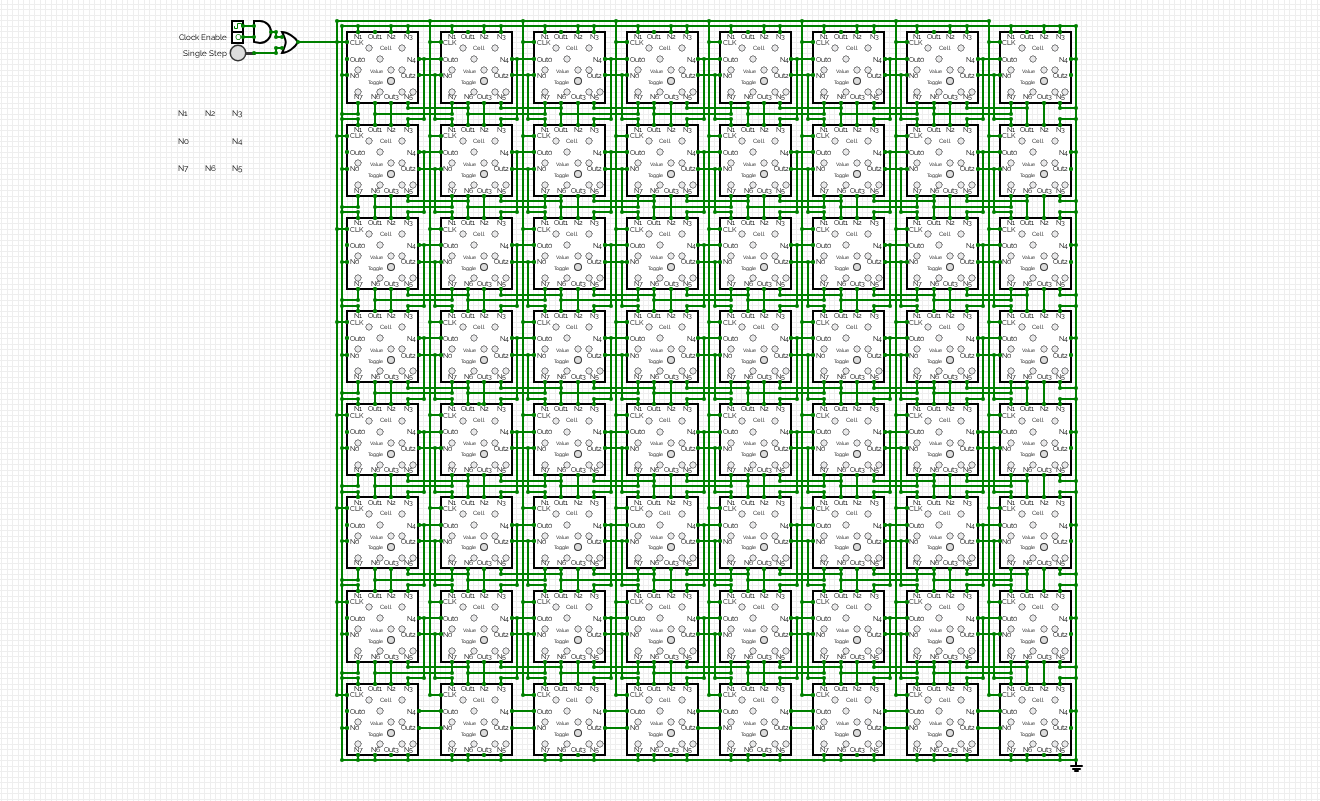 Conway's Game of Life circuit